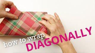 Diagonal Gift Wrap How-to | Nashville Wraps