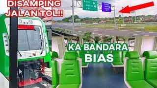 [Trip Report] KERETANYA LEWAT PINGGIR TOL!! | Nyoba Naik KA Bandara BIAS (Bandara Adi Soemarmo)