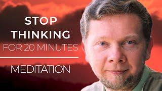 Become Comfortable with Nothing Happening | A Meditation with Eckhart Tolle to Calm Overstimulation