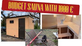 How to build sauna outdoor