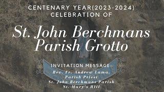 Invitation message from Fr. Andrew Lama, Parish Priest (St. John Berchmans Parish)