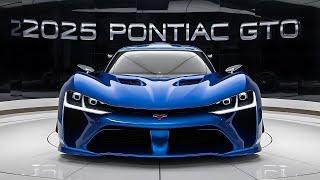 Pontiac GTO Reborn: Finally NEW 2025 Pontiac GTO Facelift Introduced - FIRST LOOK!