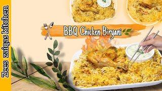 Easy BBQ Chicken Biryani Recipe Hotel style