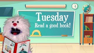 Tuesday Good Morning Song for children - preschool, kindergarten, elementary school song