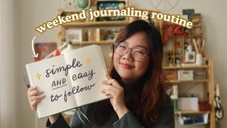 My Weekend Journaling Routine using Hobonichi Techo | Abbey Sy