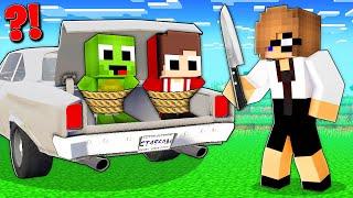 Baby Maizen and Mikey Got KIDNAPPED By a CRAZY TEACHER in Minecraft! - Parody Story(JJ TV)