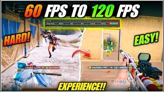 I PLAYED AT 120FPS FROM 60FPS IN BGMI 3.5 UPDATEBGMI 120 FPS EXPERIENCE!