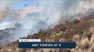 Brush fires break out in San Diego: ABC10 News at 4