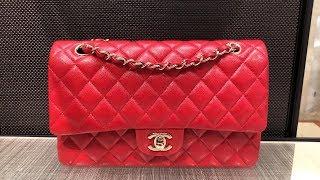 CHANEL SHOPPING AND UNBOXING | Chanel red 19b