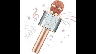 Wowstar Wireless Microphone, Karaoke Bluetooth Microphone