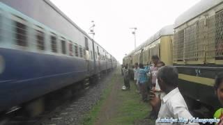 Broad Gauge Overtaking Narrow Gauge !!