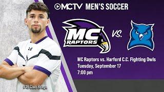 Montgomery College Raptors Men's Soccer vs. Harford Community College Fighting Owls