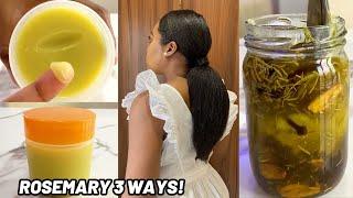 Three Ways To Use ROSEMARY For Insane Hair Growth