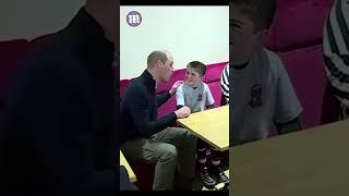 Prince William asked if he's The King by school boy