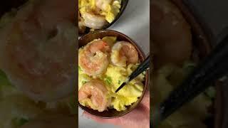 SILKY egg & shrimp stir-fry 