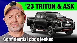 Mitsubishi Triton & ASX 2023 - confidential details leaked (doc download) | Auto Expert John Cadogan