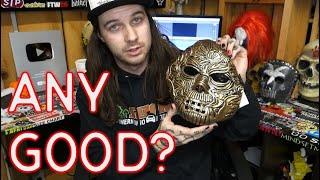 REVIEWING OFFICIAL SLIPKNOT MASKS! VMAN MASK UNBOXING!