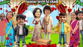 सौरव जोशी और पियरू की शादी Sourav joshi marrage vlog || sourav ki shadi #story