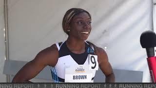 Confidence the Biggest Game Changer Brittany Brown | 22.29 opener and 10.65 (+3.2m/s)-100m Next Week