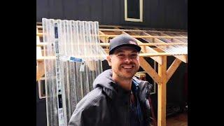 Building with Sterling  - How to install Roof Purlins  - How to install SunTuf Plastic Roofing