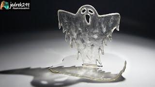 Halloween Ghost. DIY a Simple Way / RESIN ART