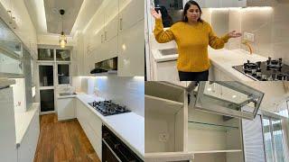 ‍️मेरा Dream Kitchen  हो गया तैयार || My New Full Kitchen Tour || Indian Mom Studio