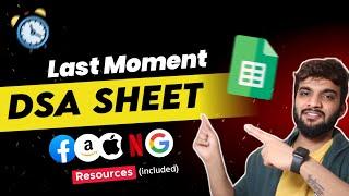 Last Moment Sheet for DSA Interviews - Strivers 79 Sheet | FAANG and Other PBCs