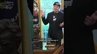 Elon Musk sports black eye at White House visit