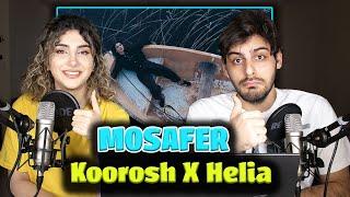 ری اکشن به موزیک ویدیو مسافر ازکوروش و هلیا Koorosh x Helia - Mosafer