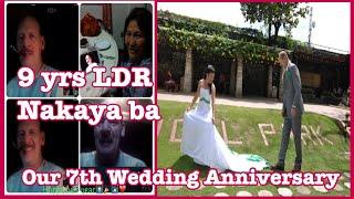 9 years LDR Story: 7th Wedding Anniversary #FilipinaAmerican #WeddingAnniversary