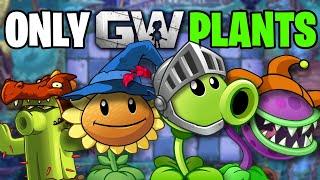 Can You Beat DARK AGES With ONLY Garden Warfare Plants?