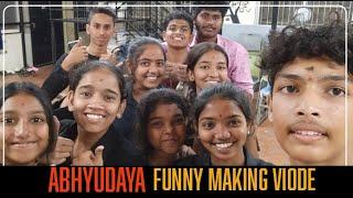 Abhyudaya Funny Making Video | Amruth