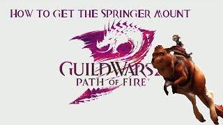 Guild Wars 2 | How to get the Springer mount + Mastery Points for Raptor