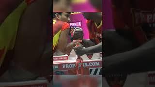 Sivajith Janardhanan displaying brute force in Arm Wrestling   #shorts #armwrestling