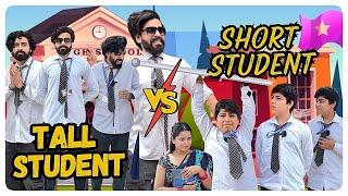 Tall Student vs Short Student in School  #teratrigun #schoolvideos