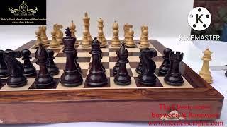 Classic series Staunton chess set luxury chess pieces with chessboard manufacturing,The Chess Empire