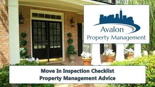 Move-In Inspection Checklist – Marietta Property Management Advice