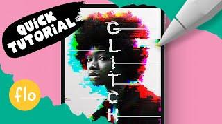 GLITCH Effect in PROCREATE - Quick Tutorial