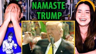 TRUMP'S NAMASTE SPEECH IN INDIA | Ahmedabad | February 24 2020 | Reaction | Jaby Koay