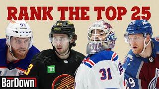 RANKING THE TOP 25 PLAYERS IN THE NHL | 2024