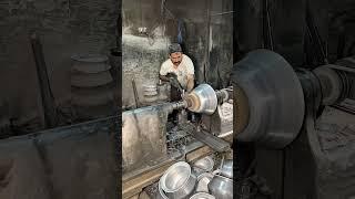 Old-School Pot Making | Traditional Aluminium Craft #satisfyingvideo #youtubeshorts #craftsmanship