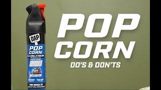 Do's & Don'ts - Popcorn 2 in 1 Wall & Ceiling Spray Texture