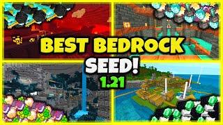 BEST SEED EVER!! In Minecraft Bedrock 1.21!