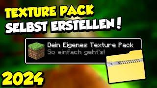 EIGENES TEXTURE PACK in Minecraft selbst erstellen