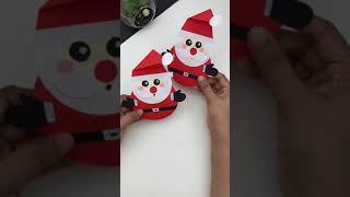 Paper Santa Claus #shorts / Easy Christmas Crafts / Paper Crafts