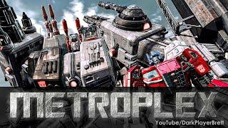 Transformers Fall of Cybertron - All Metroplex Scenes (2K 60FPS)