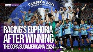 Racing’s euphoria after winning The Sudamericana 2024