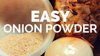 How To Make Onion Powder || Dehydrated Onion