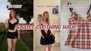 A RANDOM AUGUST CLOTHING HAUL! | jaded london, urban outfitters, oh polly & asos | TRY ON HAUL