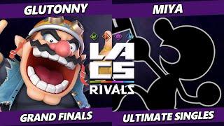 LACS Rivals GRAND FINALS - Glutonny (Wario) Vs. Miya (Game & Watch) Smash Ultimate - SSBU